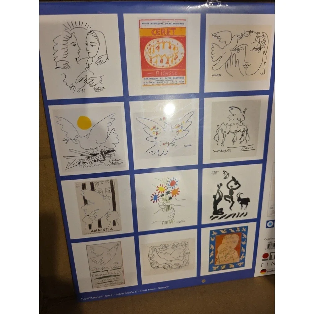 Tushita Publishing, Picasso For Peace 2026 Wall Calendar‎